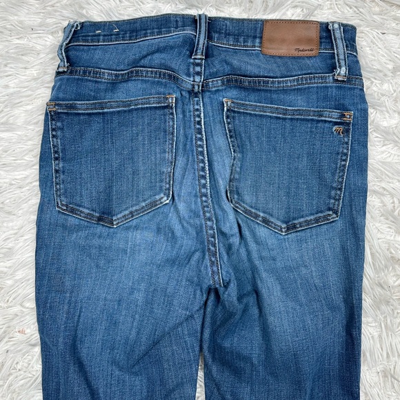 Madewell 10" High-Rise Skinny Jeans in Danny Wash TENCEL Denim Edition -  26x28 - Picture 7 of 12